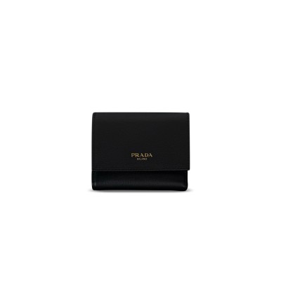 PRADA SMALL LEATHER WALLET 1MH043 (10*8.5cm) PRADA SMALL LEATHER WALLET 1MH043 (10*8.5cm)